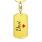 Devi Keychain – Custom Name Keychain for Women
