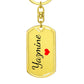 Yazmine Keychain – Name Keychain for Women