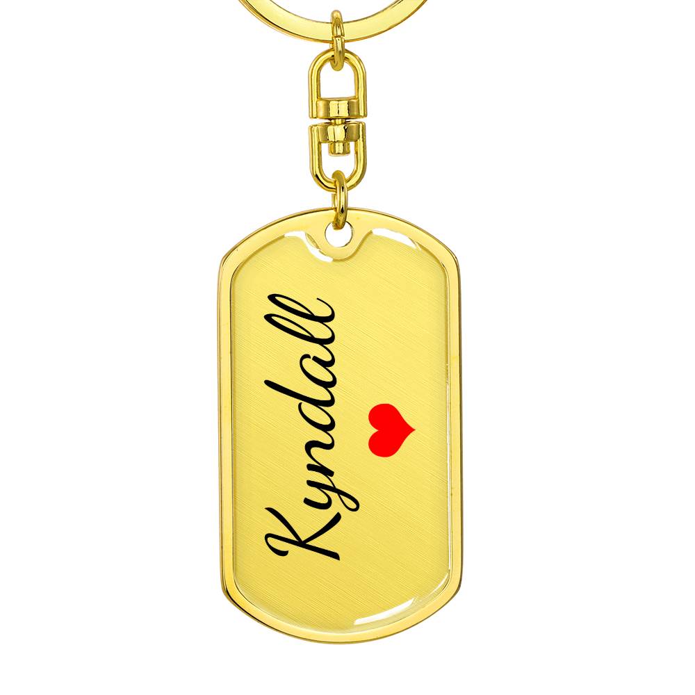 Kyndall Keychain – Name Keychain for Women