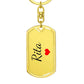 Rita Keychain – Custom Name Keychain for Women