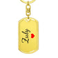 Zuly Keychain – Custom Name Keychain for Women