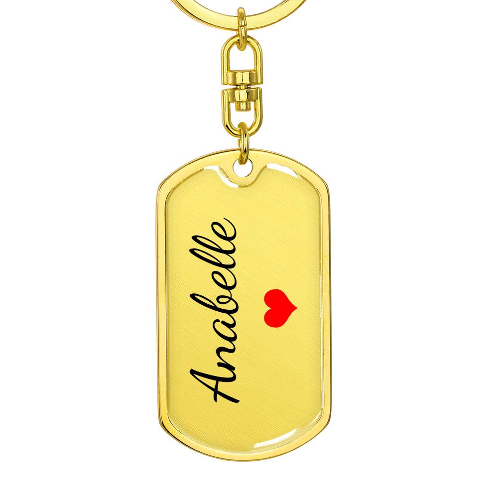 Anabelle Keychain – Name Keychain Gift