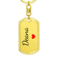 Deana Keychain – Custom Name Keychain for Women