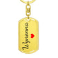 Wynonna Keychain – Name Keychain for Women