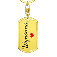 Load image into Gallery viewer, Wynonna Keychain – Name Keychain for Women

