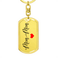 Mom-Mom Gift, Personalized Mom-Mom Keychain, Mother's Day Keepsake for Grandmother from Grandkids