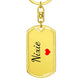 Nixie Keychain – Custom Name Keychain for Women