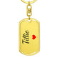 Tillie Keychain – Custom Name Keychain for Women