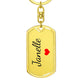 Janelle Keychain – Name Keychain for Women