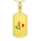 Lou Keychain – Custom Name Keychain for Women