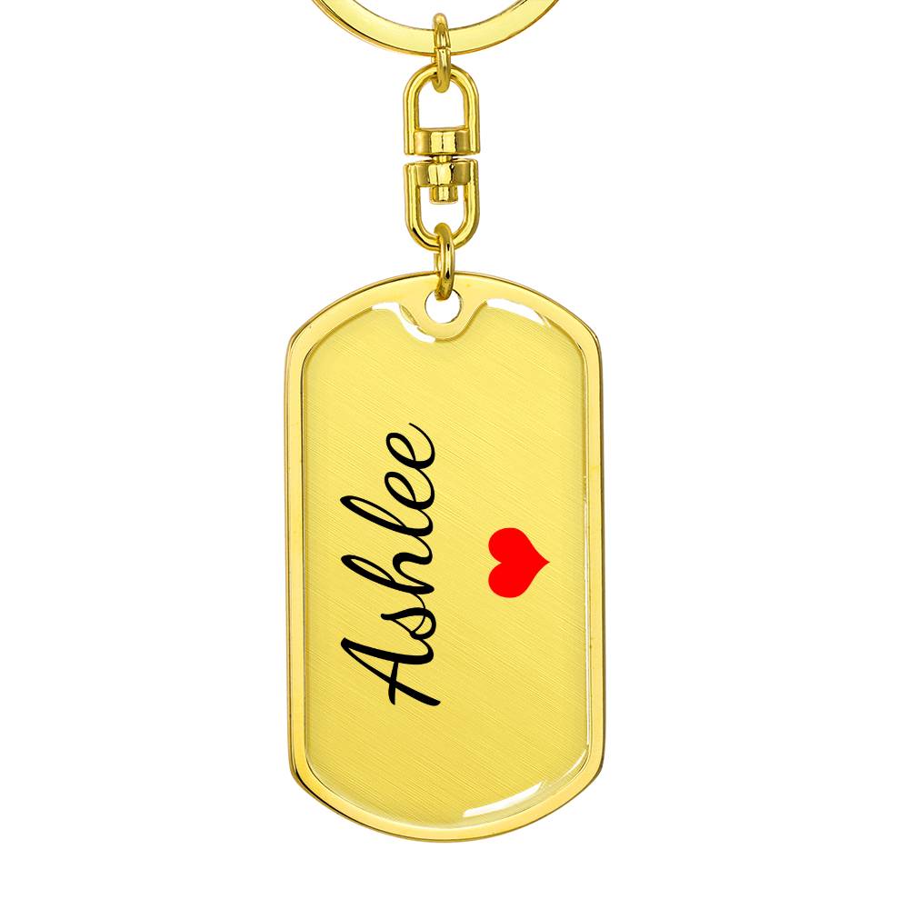 Ashlee Keychain – Custom Name Keychain for Women