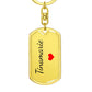 Tinamarie Keychain – Name Keychain Gift