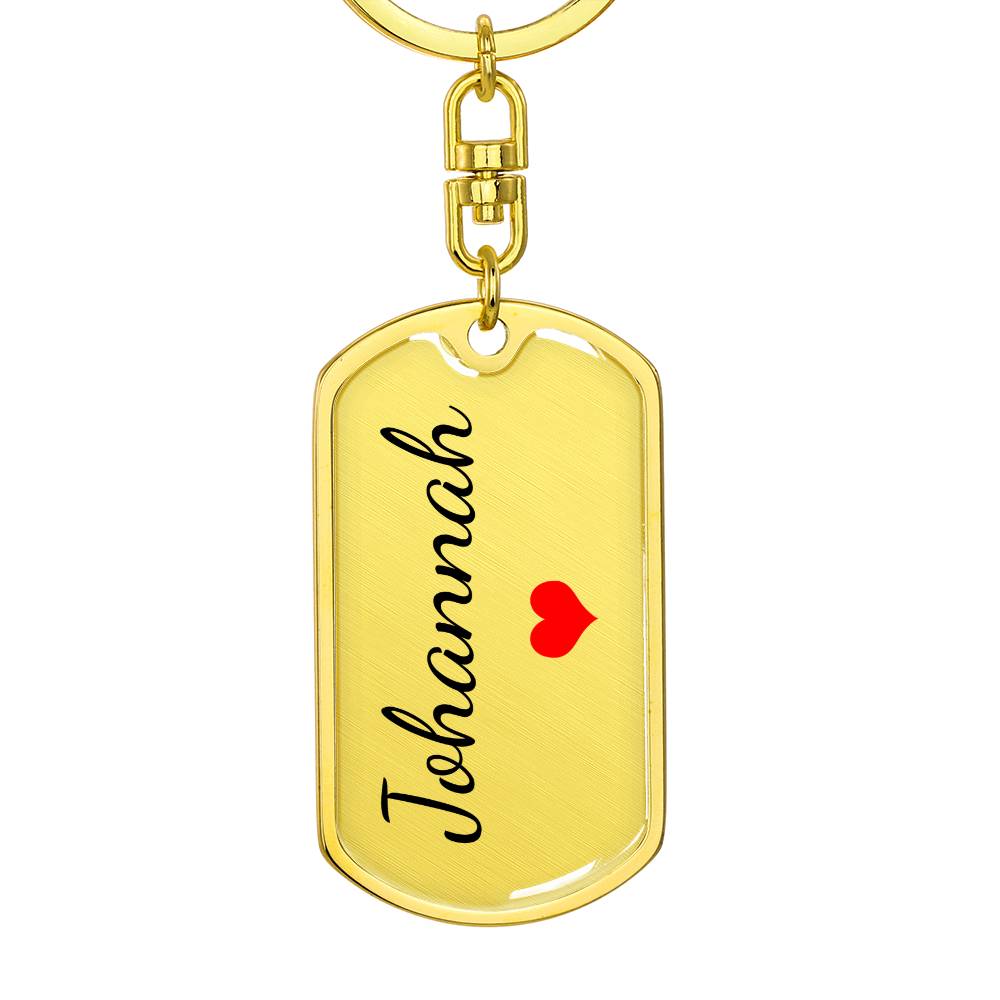 Johannah Keychain – Name Keychain Gift