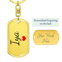 Load image into Gallery viewer, Iya Gift, Personalized Iya Keychain, Yoruba Nigerian Mom Gift

