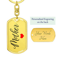 Load image into Gallery viewer, Mothers Day Keychain for Her, Personalized Mother Keychain from Daughter Son
