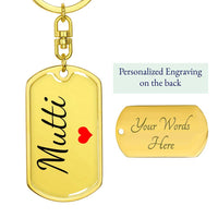 Load image into Gallery viewer, Muttertag Geschenk fur Mutti, Personalisierter Schlusselanhanger, German Mom Gift Personalized
