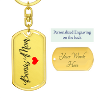 Load image into Gallery viewer, Custom Bonus Mom Gift, Personalized  Bonus Mom Keychain
