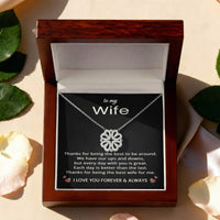 Load image into Gallery viewer, To My Wife Necklace from Husband for Anniversary Birthday Christmas Valentines Day

