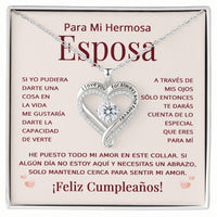 Load image into Gallery viewer, Regalo Para Mi Esposa de Cumpleaños – Collar Corazón con Mensaje, Ideas de Regalo Romántico Para Esposa
