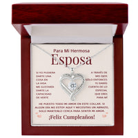 Load image into Gallery viewer, Regalo Para Mi Esposa de Cumpleaños – Collar Corazón con Mensaje, Ideas de Regalo Romántico Para Esposa
