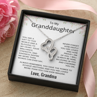 Load image into Gallery viewer, To My Granddaughter Necklace from Grandma Granddaughter Birthday Christmas Valentines Day Jewelry from Grandmother
