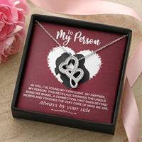 Load image into Gallery viewer, To My Person Necklace for Wife or Girlfriend on Valentine&#39;s Day Christmas Gift for Bride Jewelry from Groom

