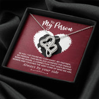 Load image into Gallery viewer, To My Person Necklace for Wife or Girlfriend on Valentine&#39;s Day Christmas Gift for Bride Jewelry from Groom

