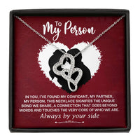 Load image into Gallery viewer, To My Person Necklace for Wife or Girlfriend on Valentine&#39;s Day Christmas Gift for Bride Jewelry from Groom
