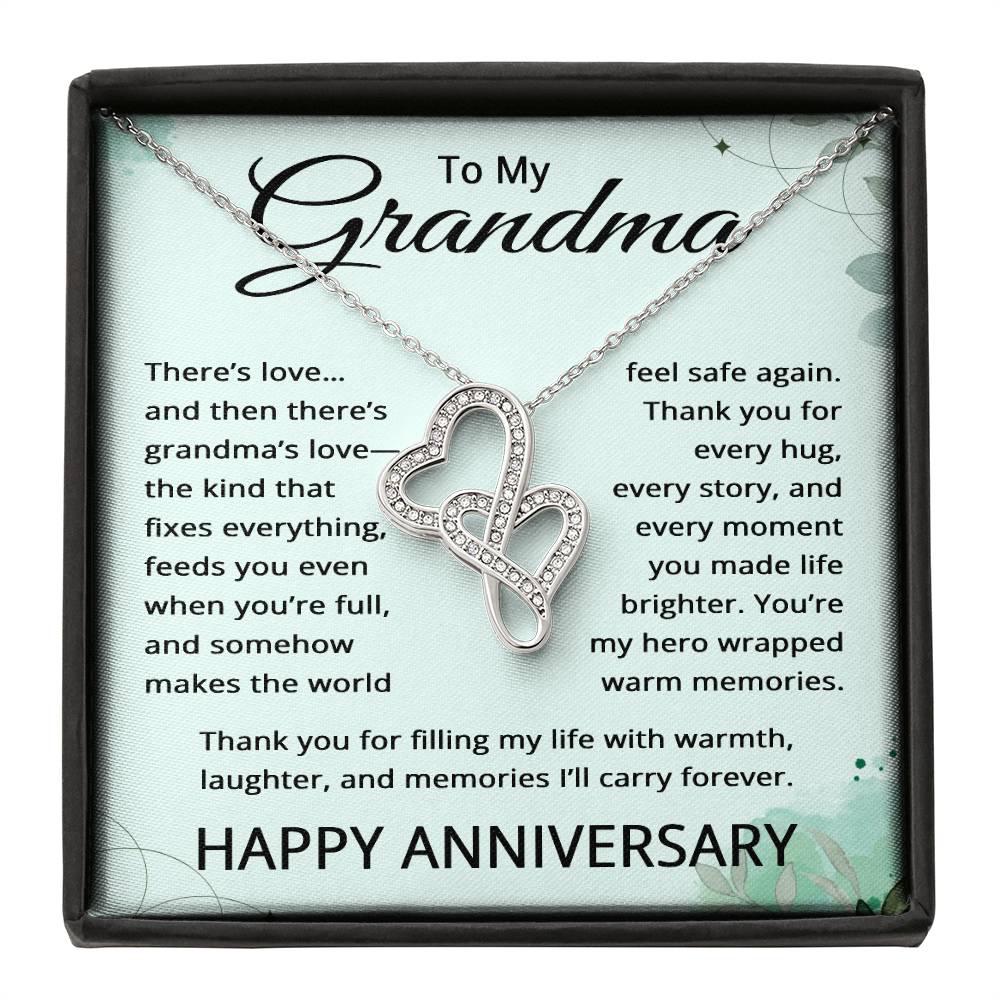 Anniversary Jewelry for Grandma - Grandmother Necklace on Wedding Anniversary