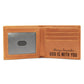 God Is With You Wallet - Joshua 1:9 Gifts for Men - Christian Leather Wallet for Husband