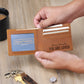 Inspirational Wallet for Men - Genuine Leather Wallet - Gift for Son or Grandson