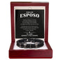 Regalos Para Mi Esposo Pulsera con Nombres - Regalo de Cumpleaños, Navidad o Aniversario para Esposo de Su Esposa, Pulsera Personalizada