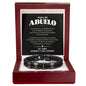 Regalos Para Mi Abuelo Pulsera con Nombres - Regalo de Cumpleaños o Navidad para Abuelo de Su Nieto o Nieta, Pulsera Personalizada