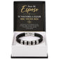 Pulsera Personalizada Para Mi Esposo - Regalo de Aniversario para Esposo - Pulsera con Hasta 6 Nombres