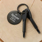 My Spouse Can Fix Anything - Gift for Spouse - Stainless Steel Screwdriver Keychain