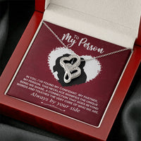 Load image into Gallery viewer, To My Person Necklace for Wife or Girlfriend on Valentine&#39;s Day Christmas Gift for Bride Jewelry from Groom
