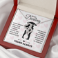 To My Darling Necklace Wedding Anniversary Gifts for Wife Girlfriend Necklace
