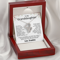 Load image into Gallery viewer, To My Granddaughter Necklace from Grandma Granddaughter Birthday Christmas Valentines Day Jewelry from Grandmother
