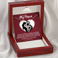Load image into Gallery viewer, To My Person Necklace for Wife or Girlfriend on Valentine&#39;s Day Christmas Gift for Bride Jewelry from Groom
