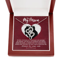 Load image into Gallery viewer, To My Person Necklace for Wife or Girlfriend on Valentine&#39;s Day Christmas Gift for Bride Jewelry from Groom
