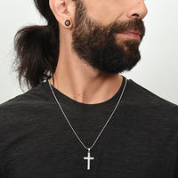 Load image into Gallery viewer, Christian Gifts for Her - Stainless Steel Cross Necklace for Women

