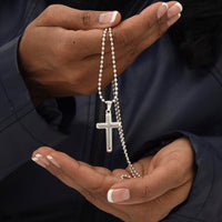 Load image into Gallery viewer, To My Loving Mom Necklace, Christian Cross Pendant Necklace for Mom
