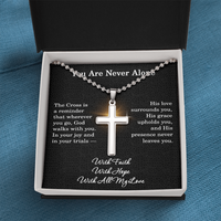 Load image into Gallery viewer, Christian Gifts for Her - Stainless Steel Cross Necklace for Women
