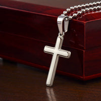 Load image into Gallery viewer, To My Loving Mom Necklace, Christian Cross Pendant Necklace for Mom
