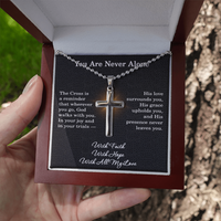 Load image into Gallery viewer, Christian Gifts for Her - Stainless Steel Cross Necklace for Women
