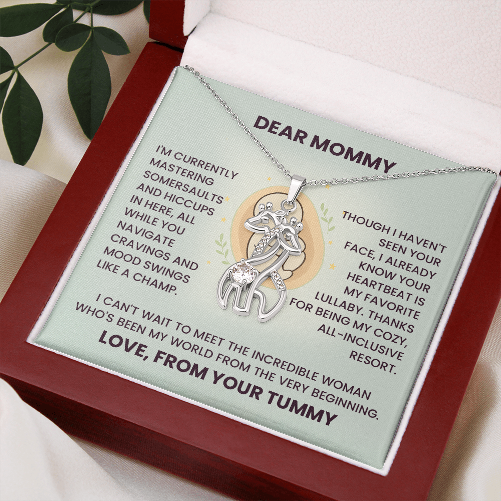 To My Mommy from Unborn Baby Necklace