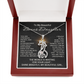 To My Beautiful Bonus Daughter Necklace from Stepmom Stepdad for Christmas Birthday Gift for Stepdaughter Step daughter Step-Daughter