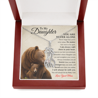 Load image into Gallery viewer, To My Daughter Necklace from Mom - Daughter Birthday Gift from Mom
