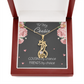 To My Cousin Necklace Cousins By Chance Friends by Choice Cousin Birthday Gift Best Friends Jewelry with Giraffe Pendant