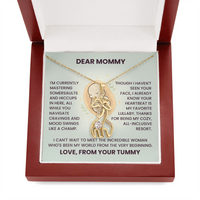 Load image into Gallery viewer, Mommy to Be Gift - Expected Mom Necklace for Mothers Day
